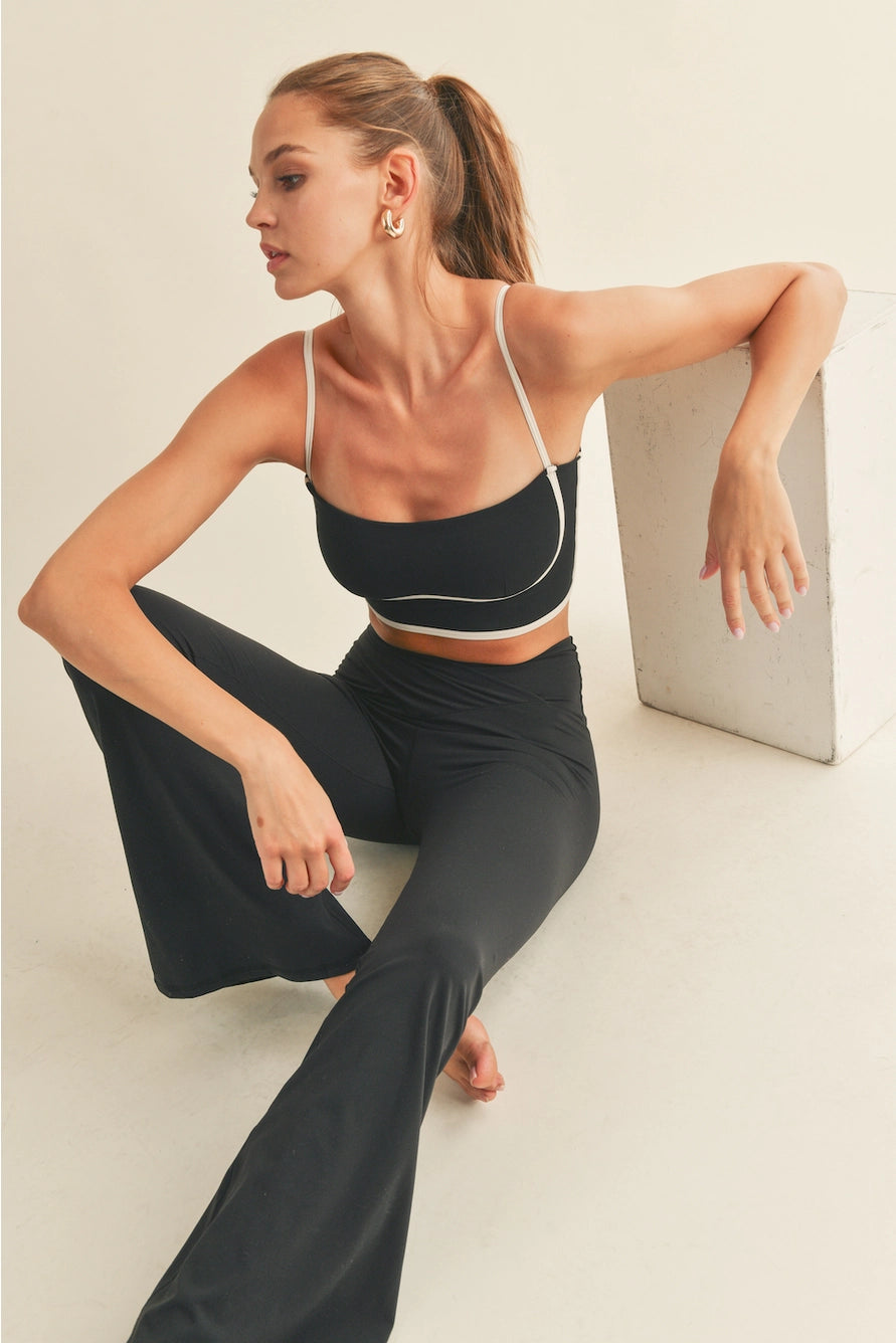 Black Sculpting Bra tank top