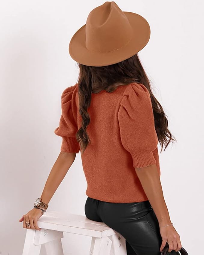 She+Sky brown Sweater Top