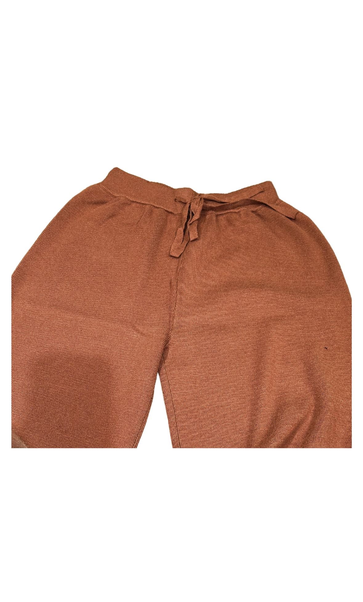 Brown sweater pants