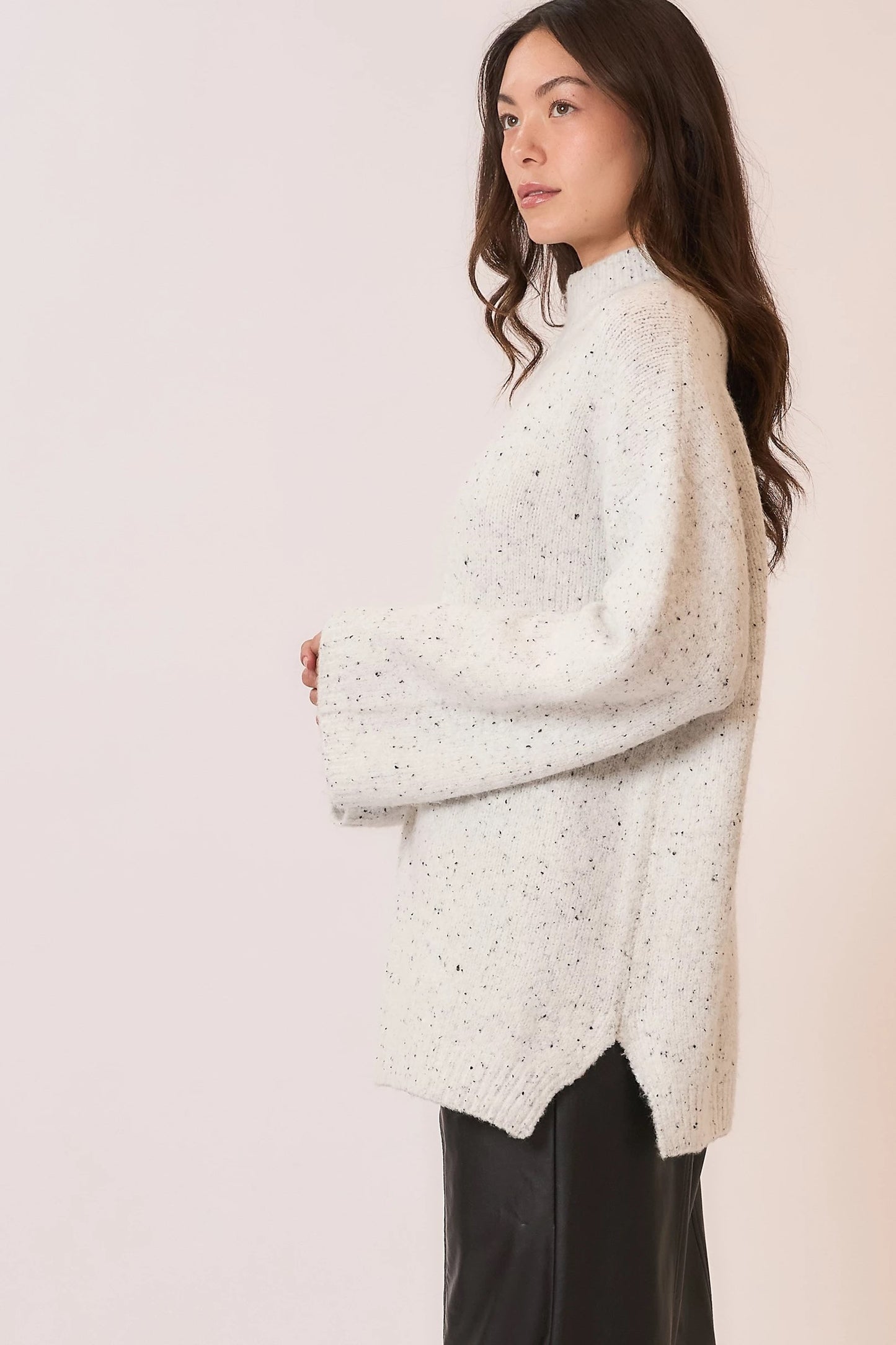 Ultra Soft confetti Yarn Pullover Sweater