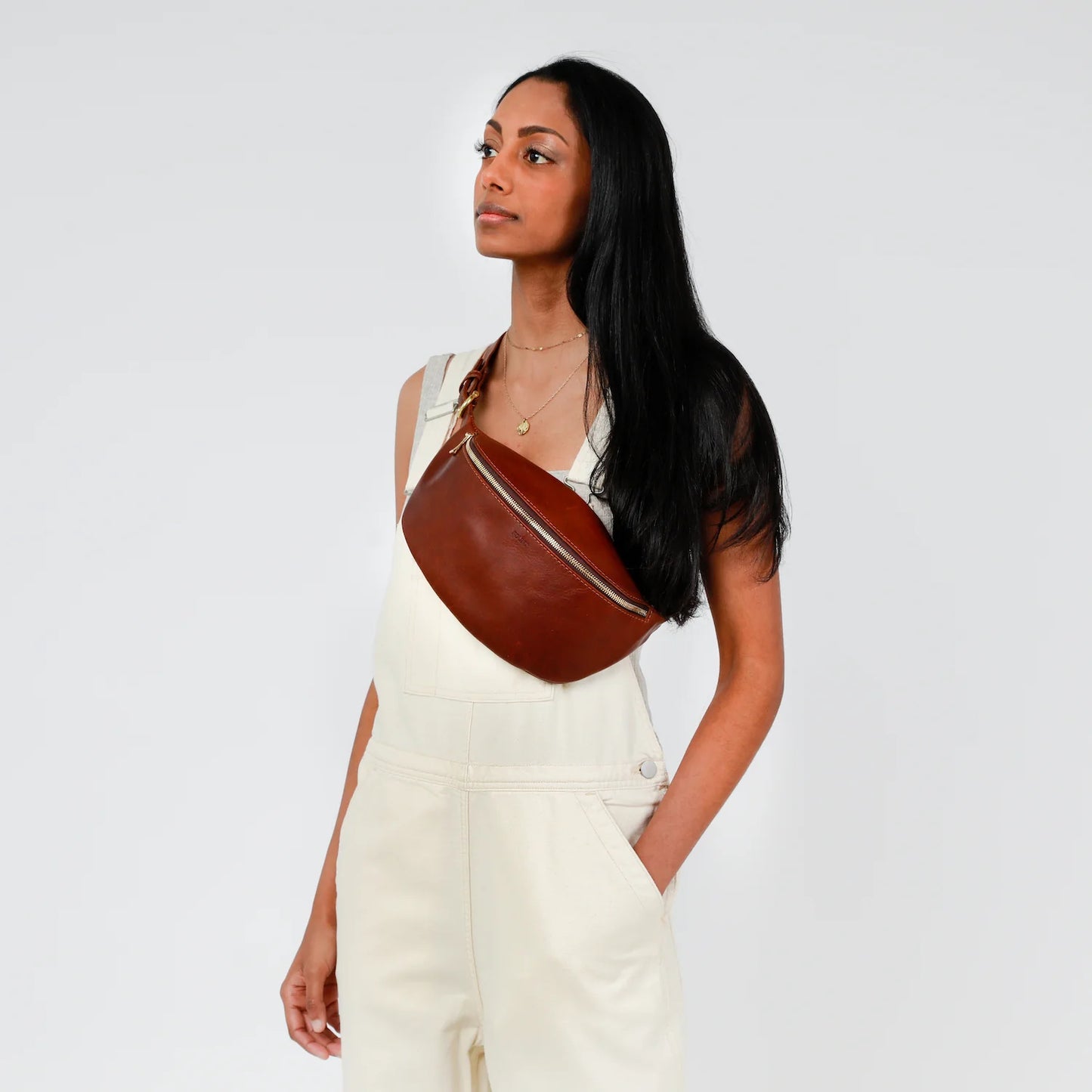 FOUNT harmon belt bag  - brown