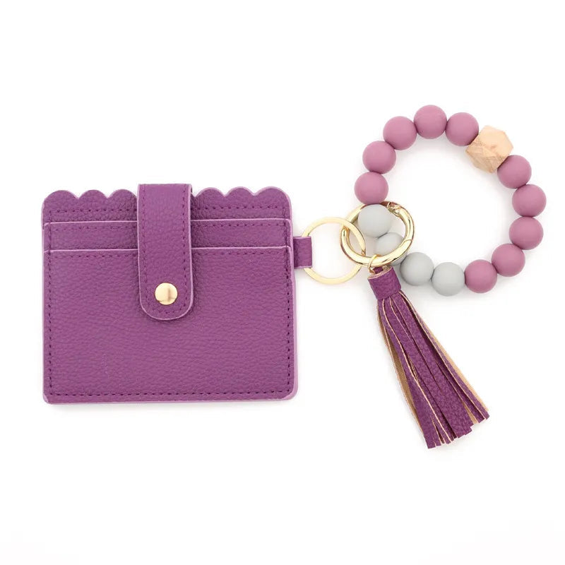 Silicone Bracelet Keychain Wallet