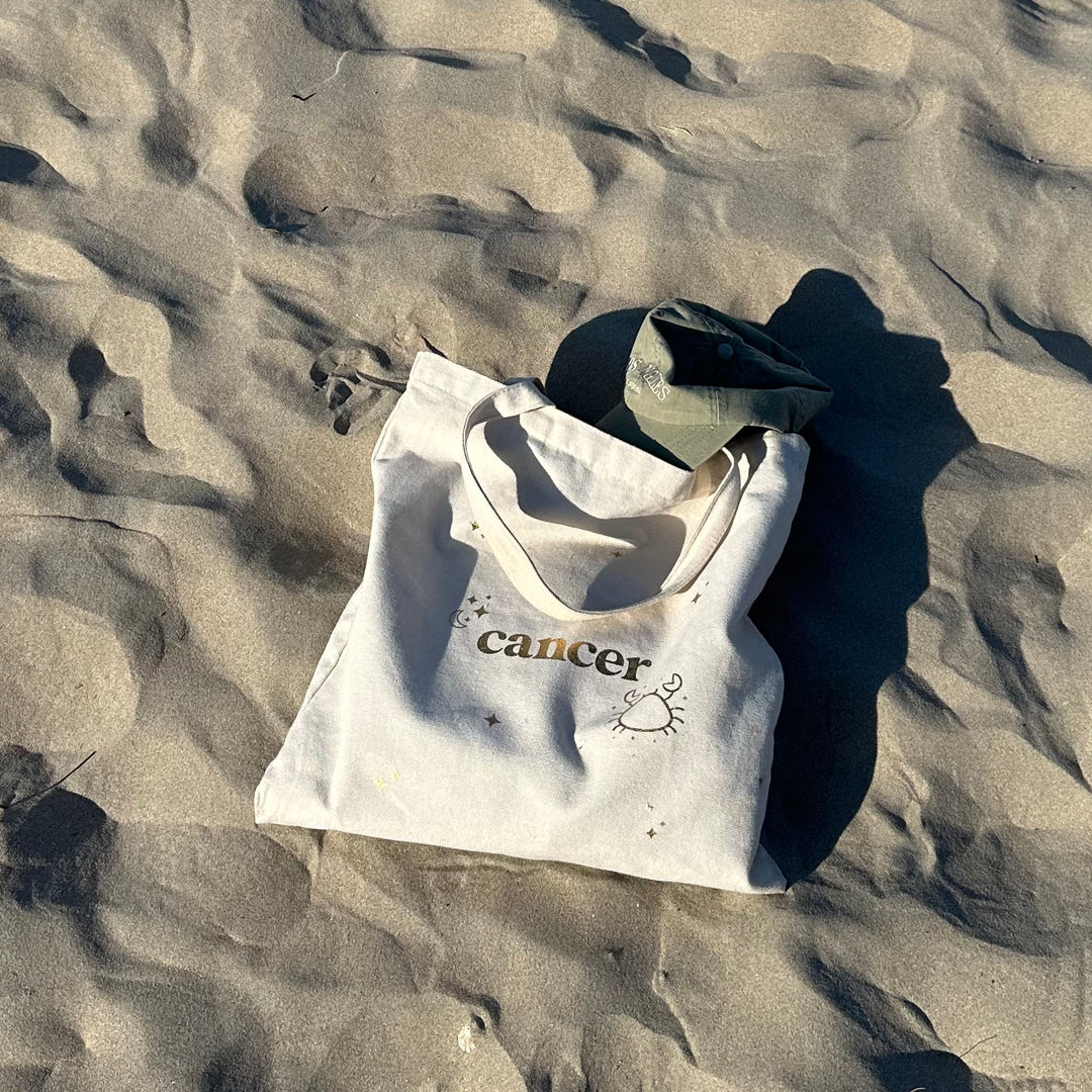 Cat and Tae zodiac tote bag