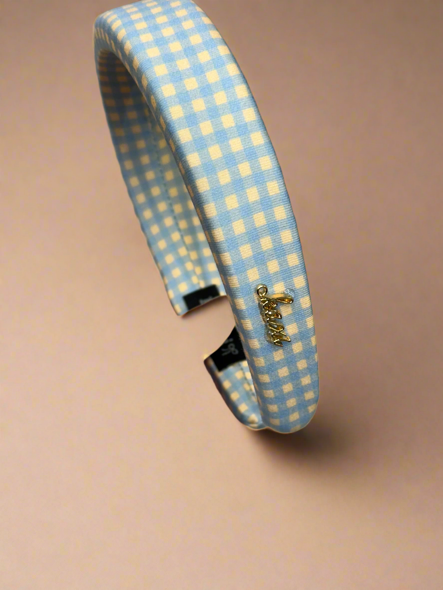 KAXI PLAID PADDED HEADBAND