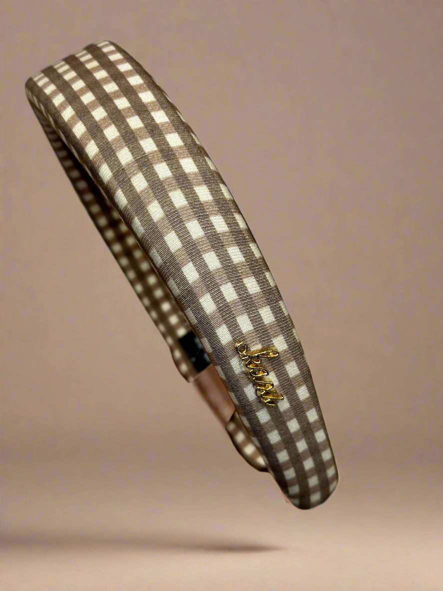KAXI PLAID PADDED HEADBAND