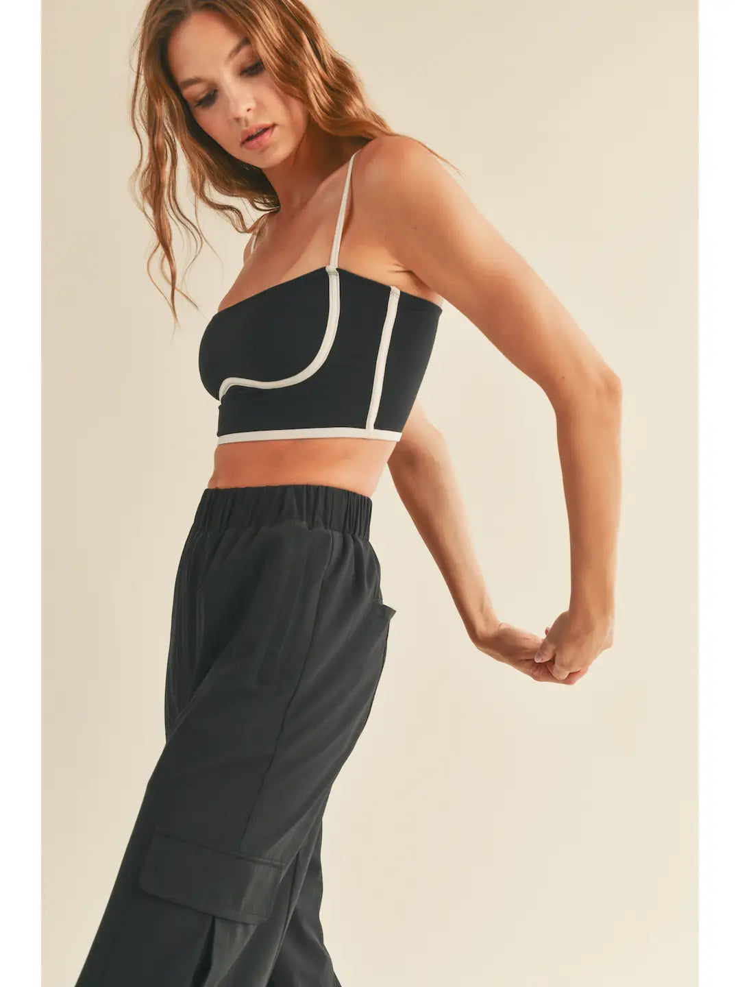 Black Sculpting Bra tank top