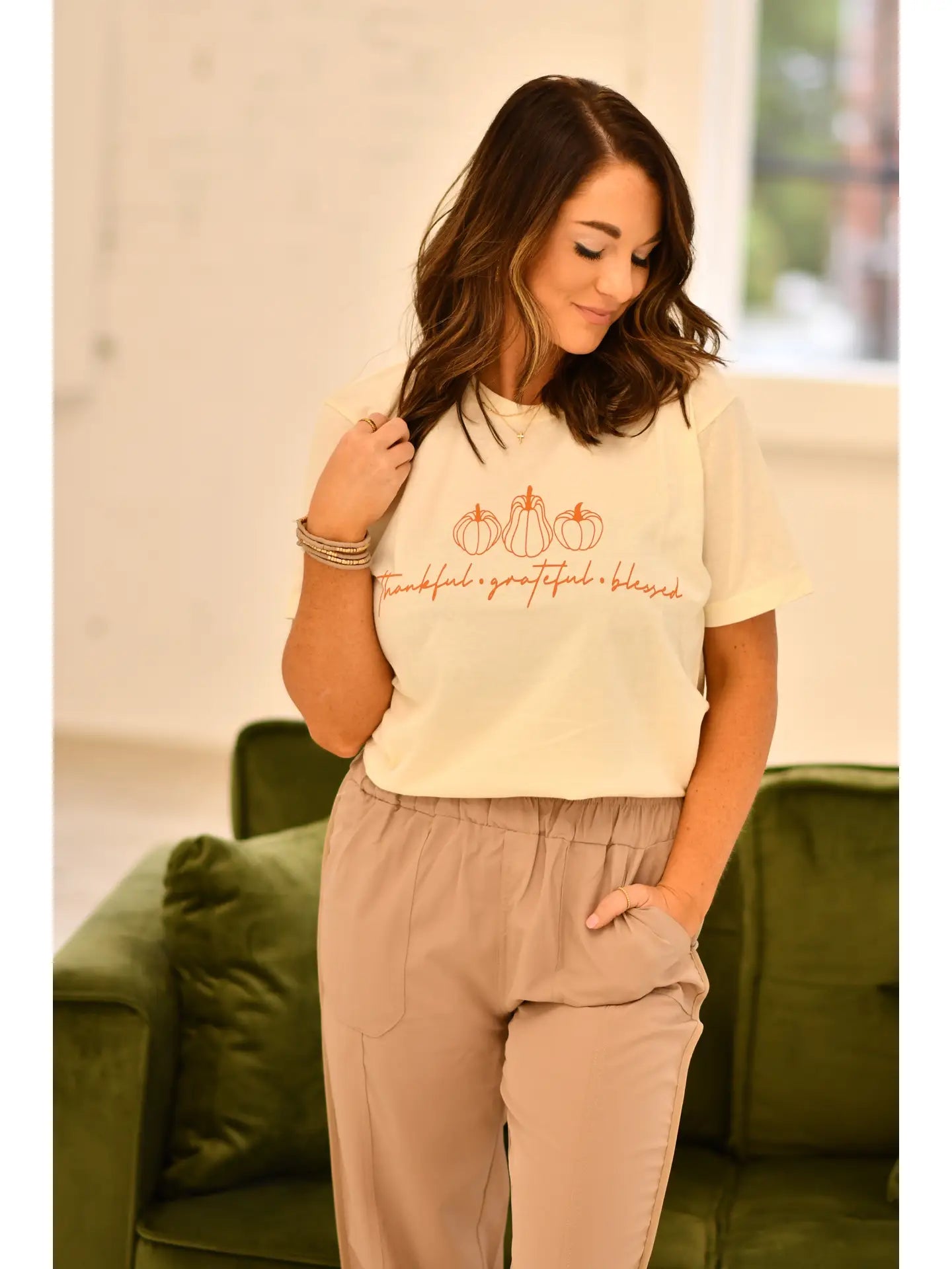 Thankful grateful blessed shirt