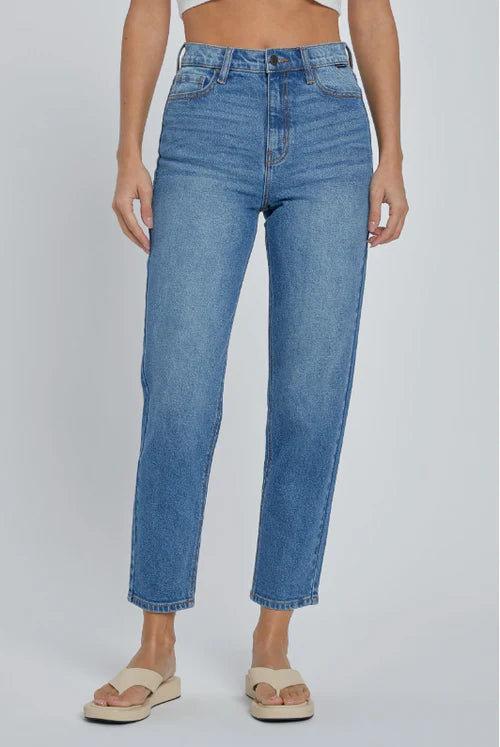 Cello high rise mom jeans