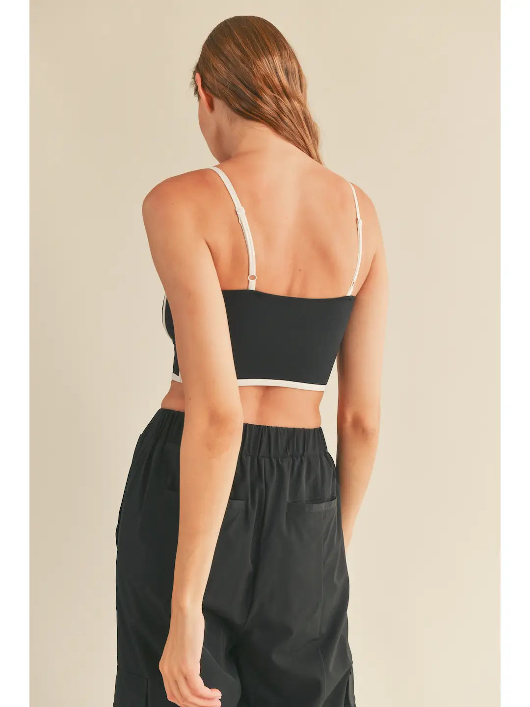 Black Sculpting Bra tank top