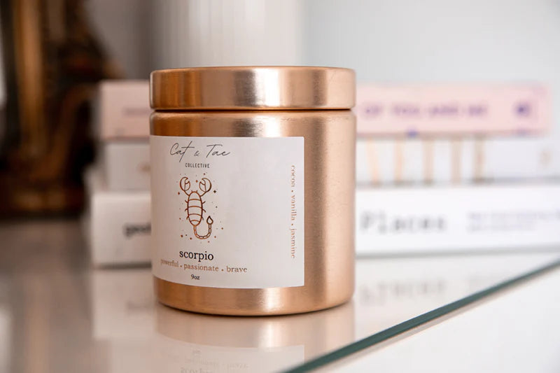 Cat and Tae zodiac candles