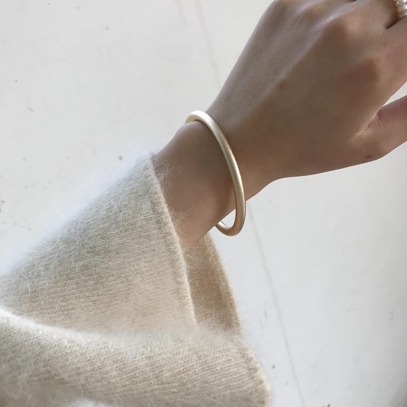 Golden bangle bracelet