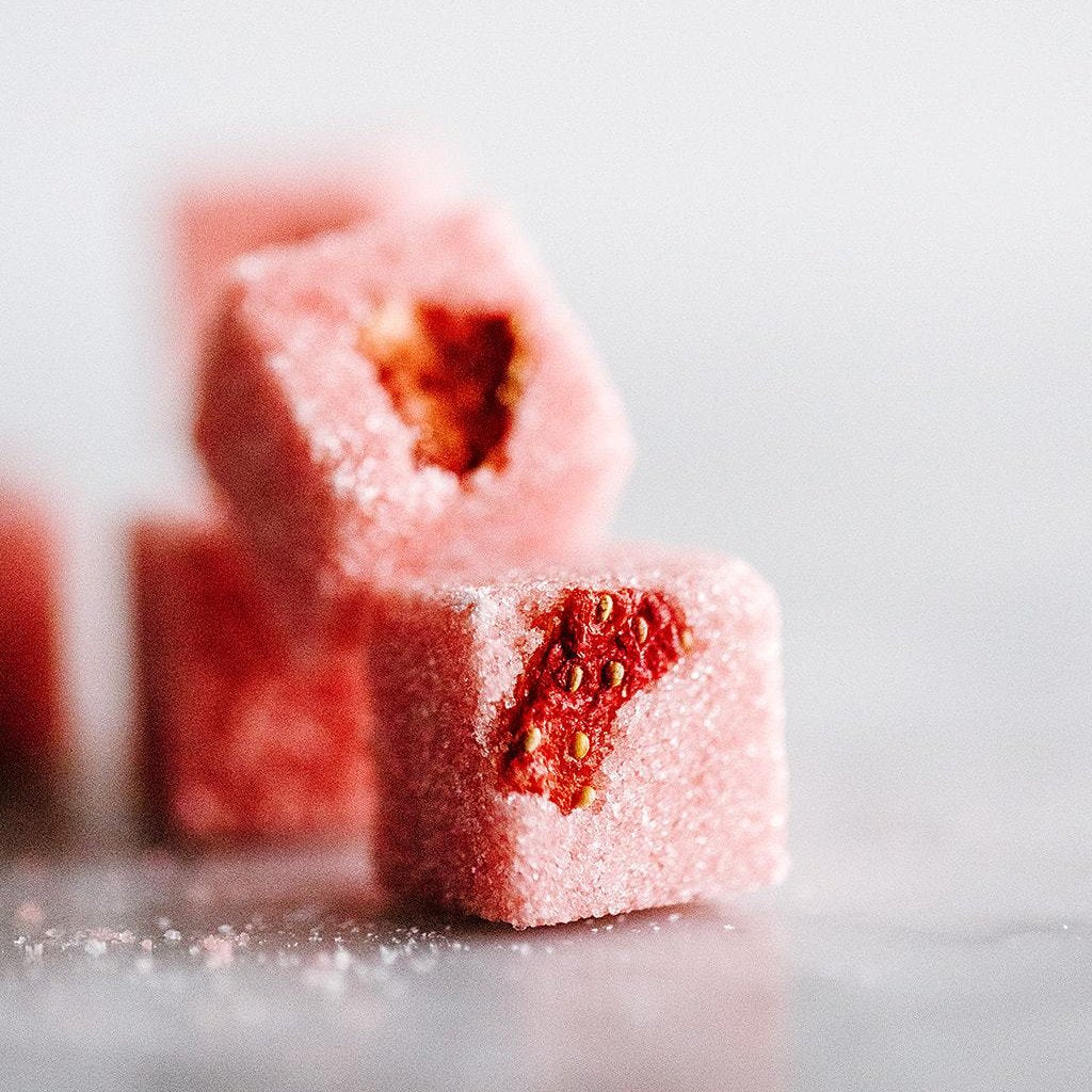 STRAWBERRY -  SUGAR CUBE