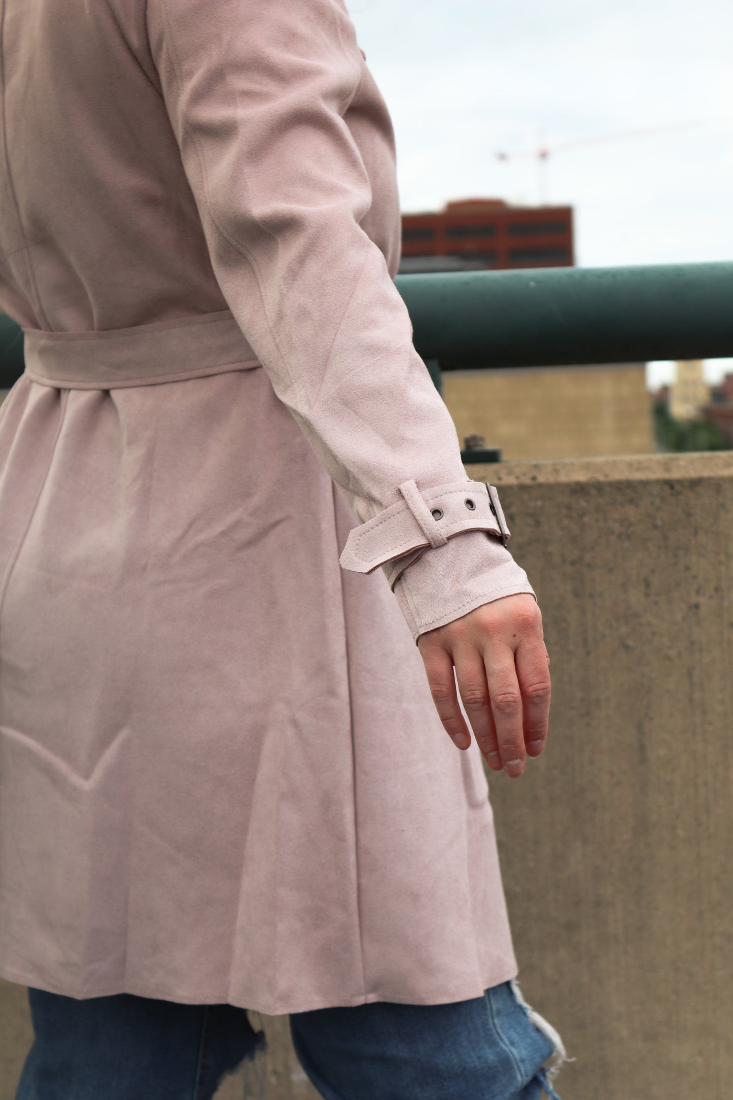 Talia  Mauve Trench coat