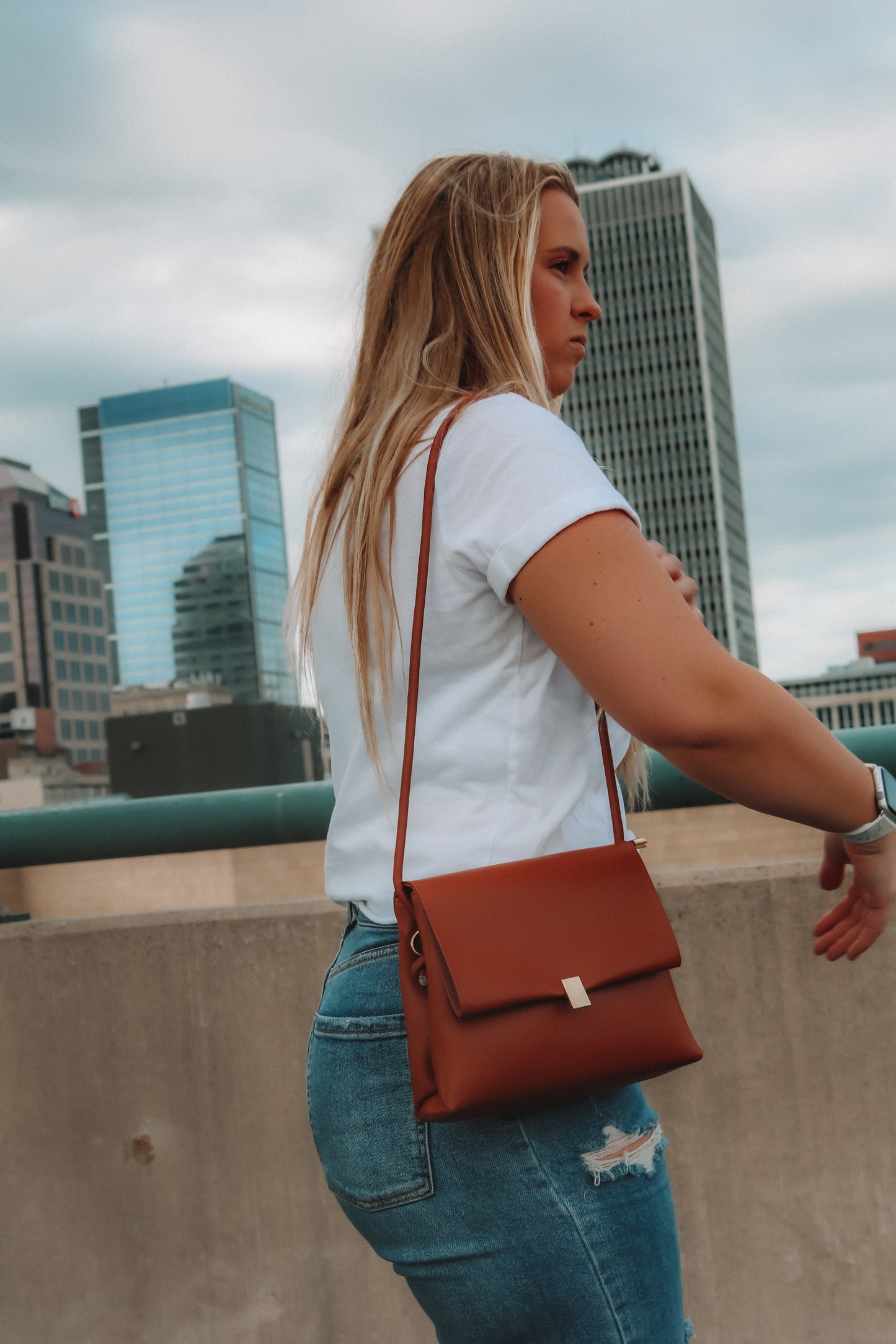 The simplicity shoulder bag - Caramel