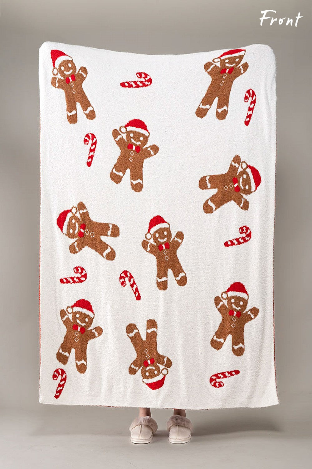 Gingerbread blanket 60X65"