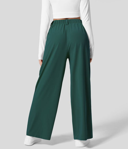 waffle work pants - Forrest Green