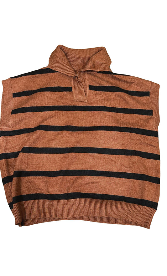 Brown Striped sweater