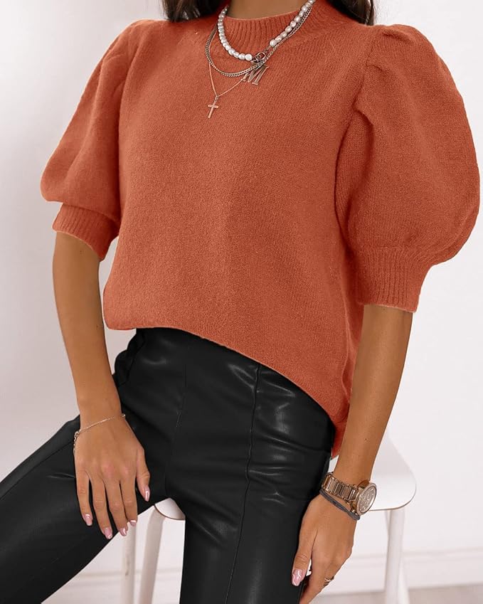 She+Sky brown Sweater Top