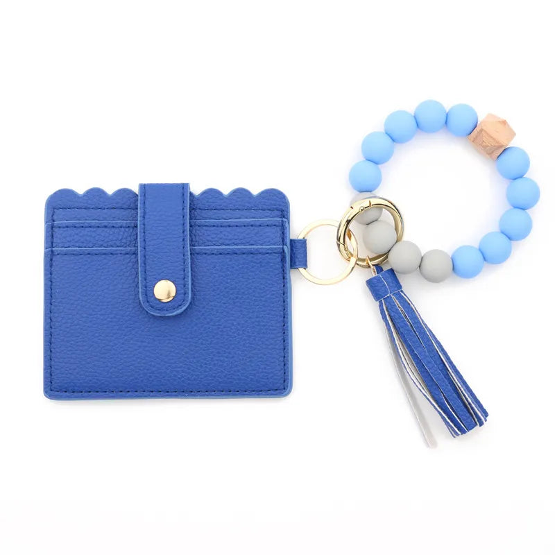 Silicone Bracelet Keychain Wallet