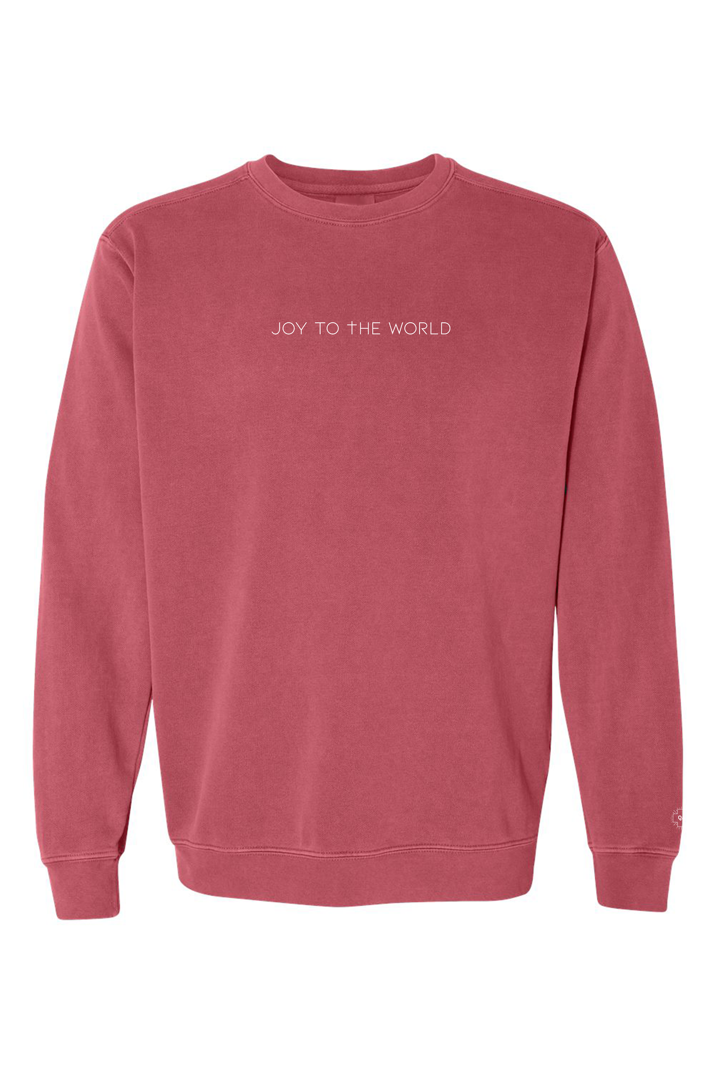 Joy to the world sweater - red