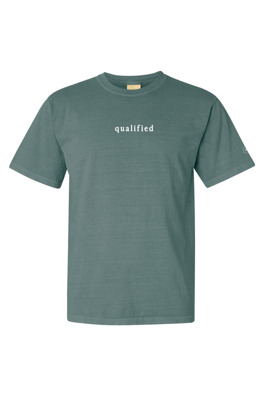 Qualified t-shirt. - forrest green