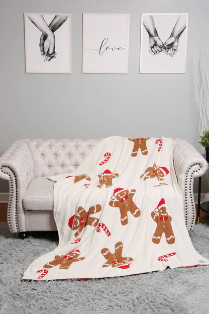 Gingerbread blanket 60X65"