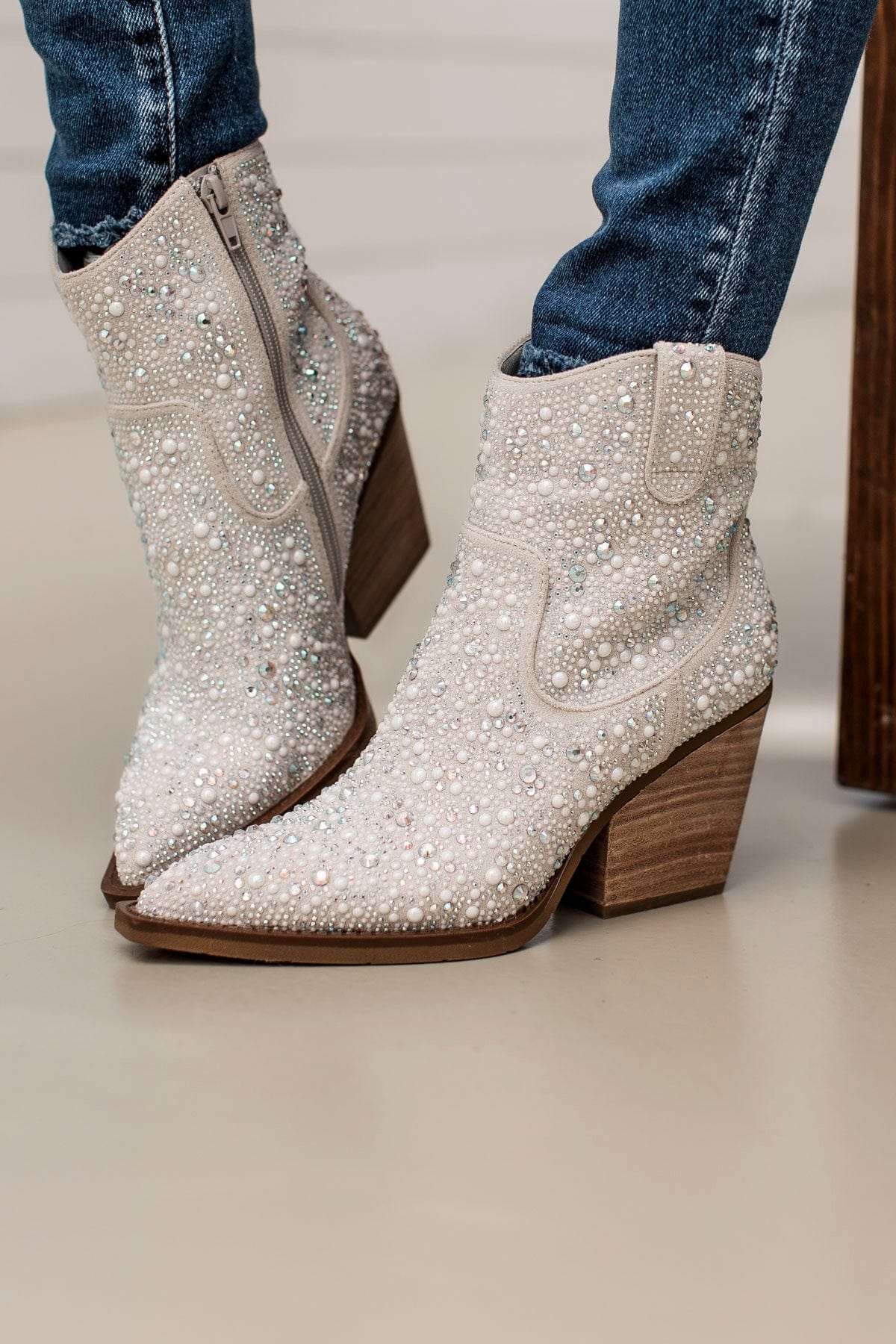 Pearl Shimmer boots