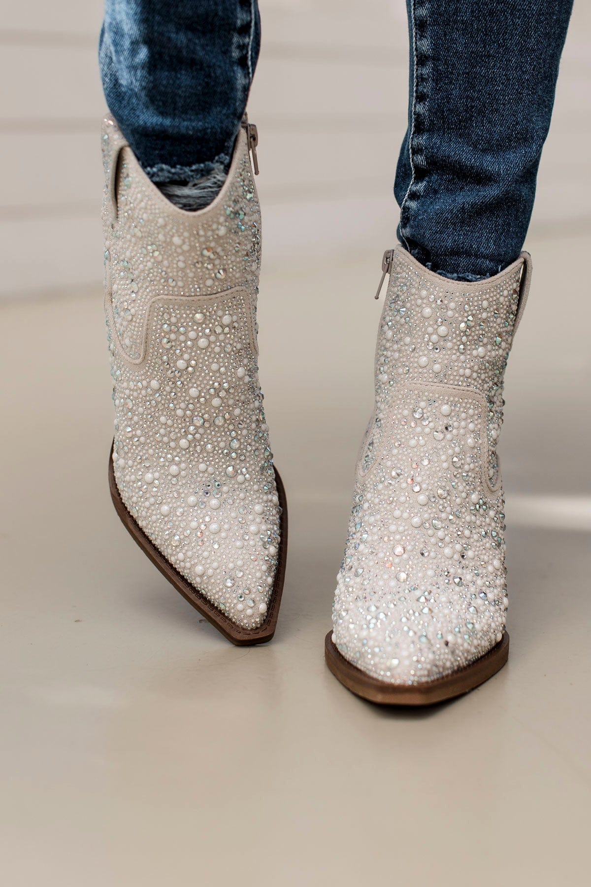 Pearl Shimmer boots