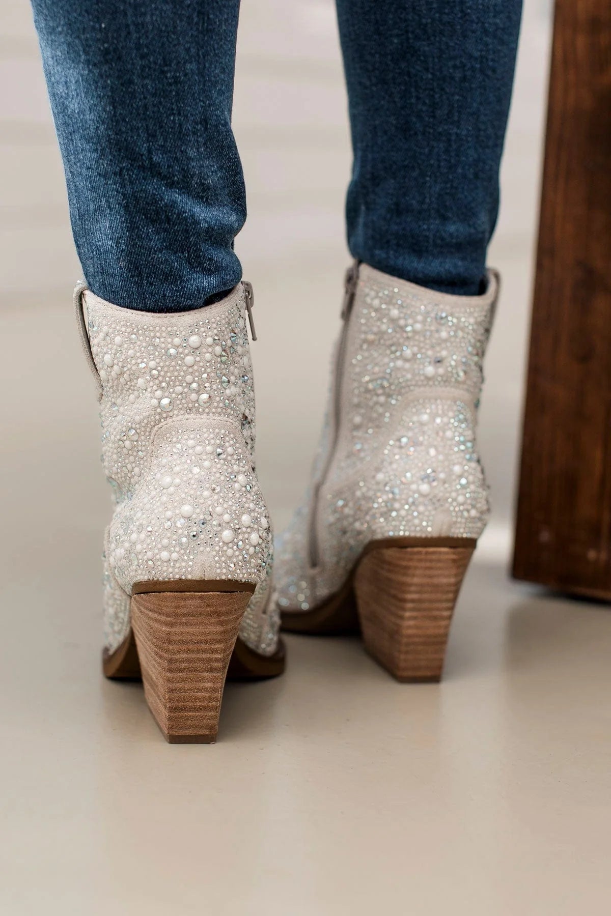 Pearl Shimmer boots