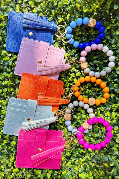 Silicone Bracelet Keychain Wallet