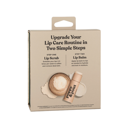 Poppy & pout lip care giftset - island coconut