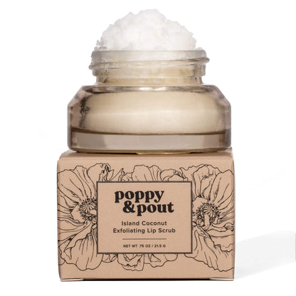 poppy & pout lip scrubs