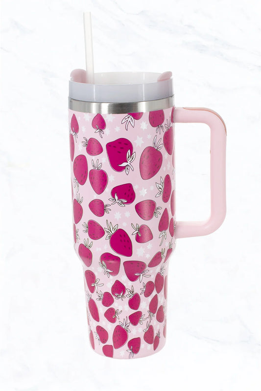 Strawberry printed Tumbler 40 OZ