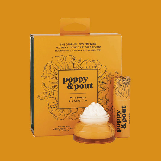 Poppy & pout lip care giftset - wild honey