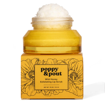 poppy & pout lip scrubs