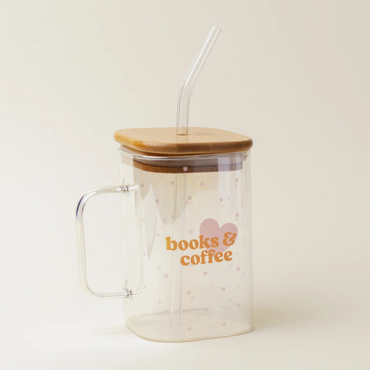 Square Glass Cup - Booktok