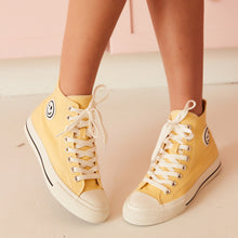 Load image into Gallery viewer, Happy Feet Sneakers - Yellow

