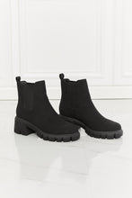 Load image into Gallery viewer, Work For It Matte Lug Sole Chelsea Boots in Black
