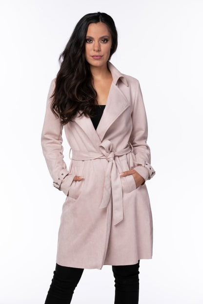 Talia  Mauve Trench coat