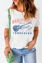 Load image into Gallery viewer, NASHVILLE TENNESSEE Guitar Graphic Tee Shirt
