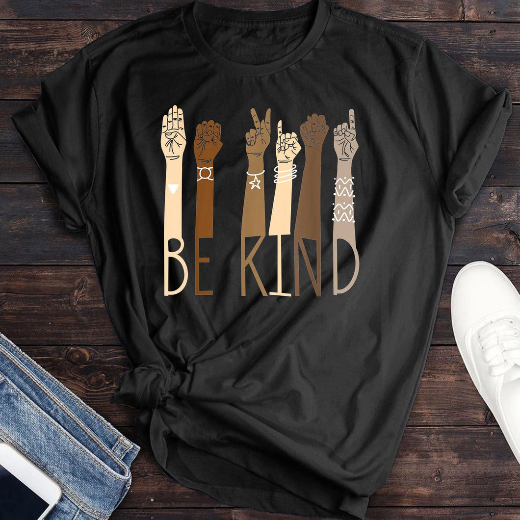 Be Kind Sign Language ASL t-shirt